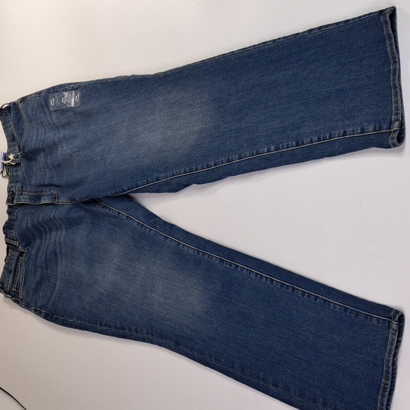 New Eddie Bauer Voyager High Rise Straight Sorbtek Blue Jeans Size 20W - Picture 10 of 17